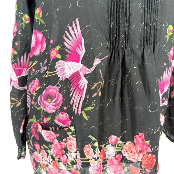 Johnny Was Silk Top - Picture 7 of 14